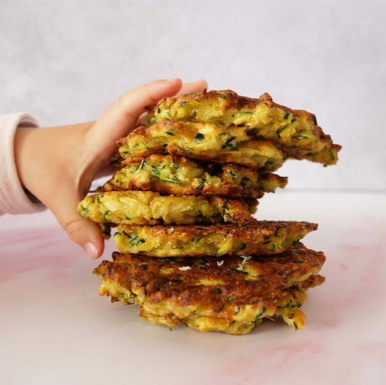 Easy and adaptable zucchini and onion fritters