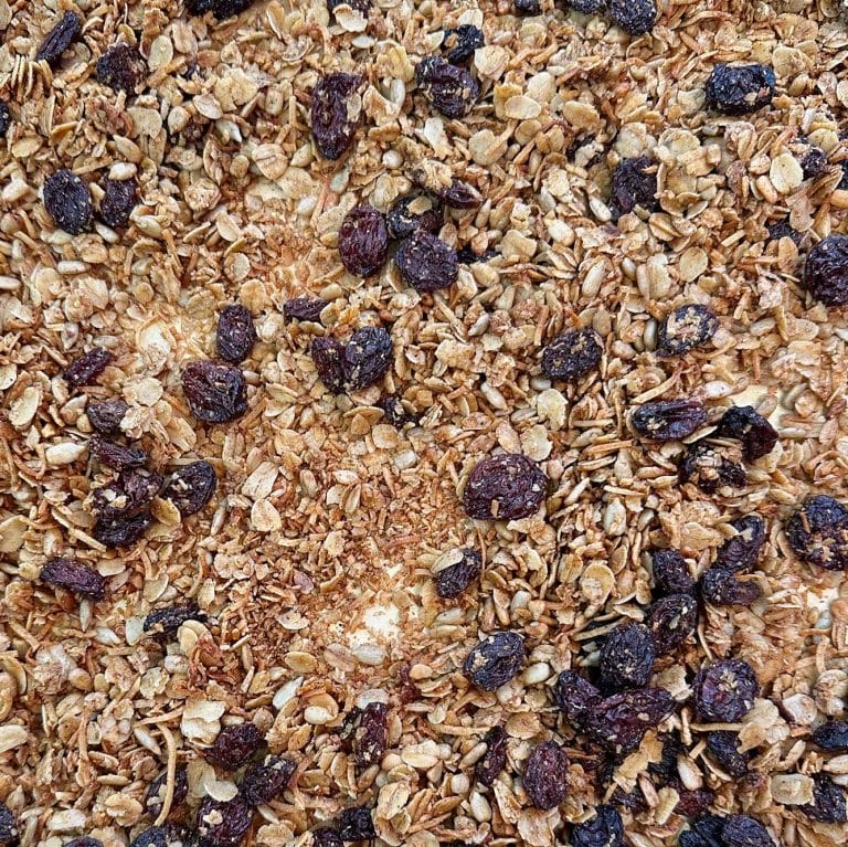 Hot cross bun granola