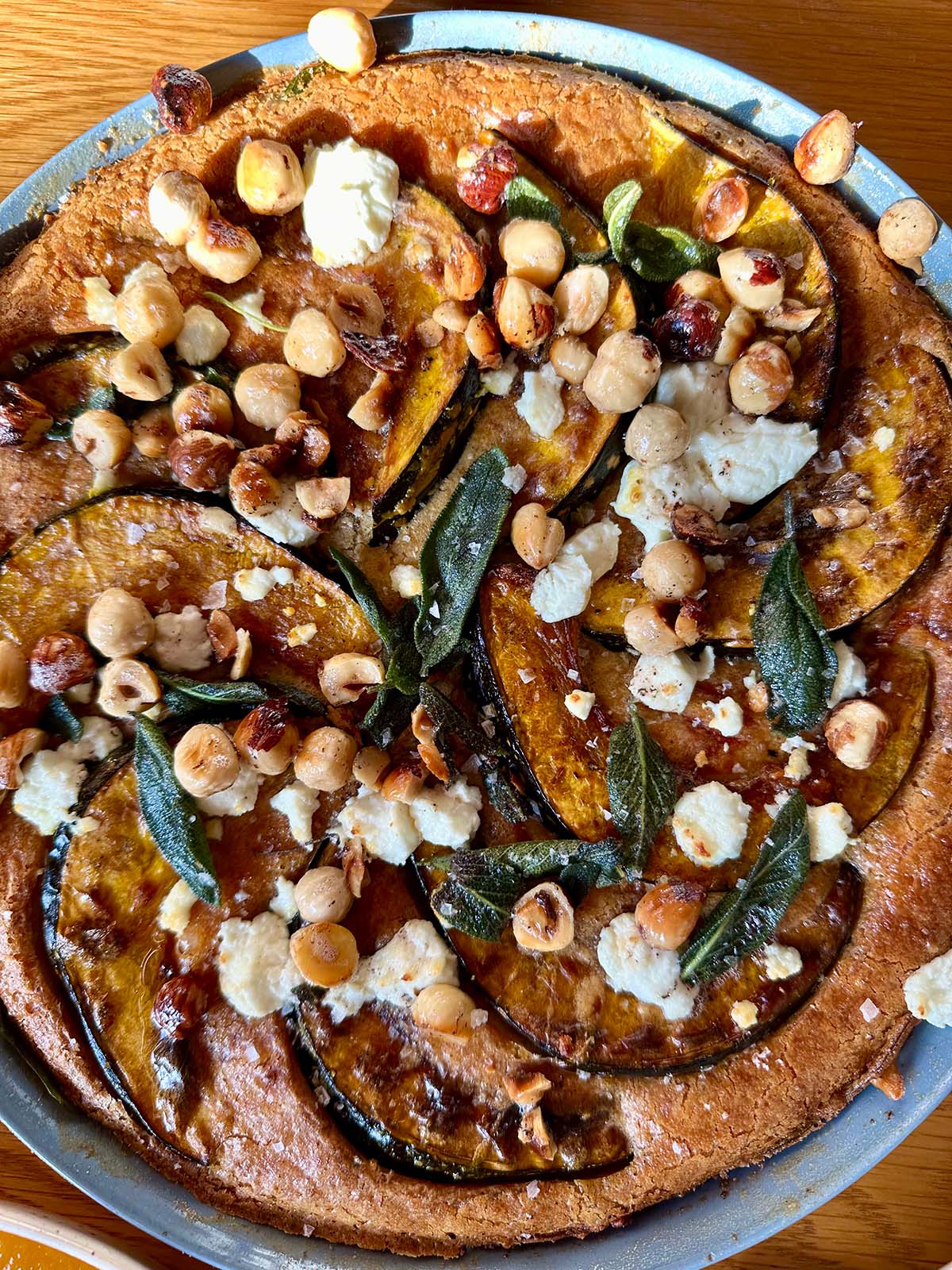 Mile-high pumpkin pie