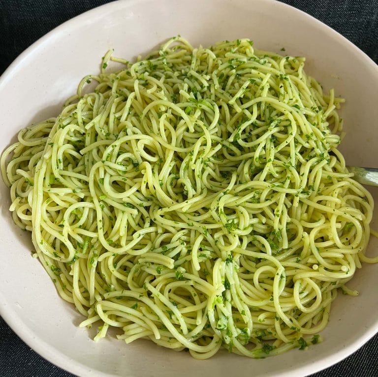 Parsley & Garlic (PG) paste pasta