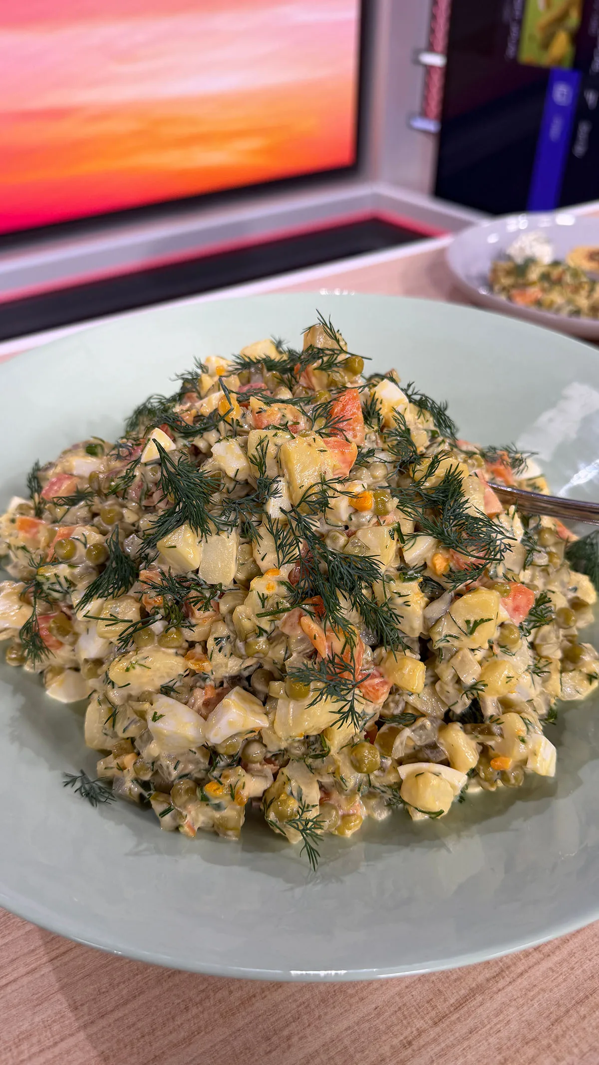 Pickly Russian potato salad (salat olivye)