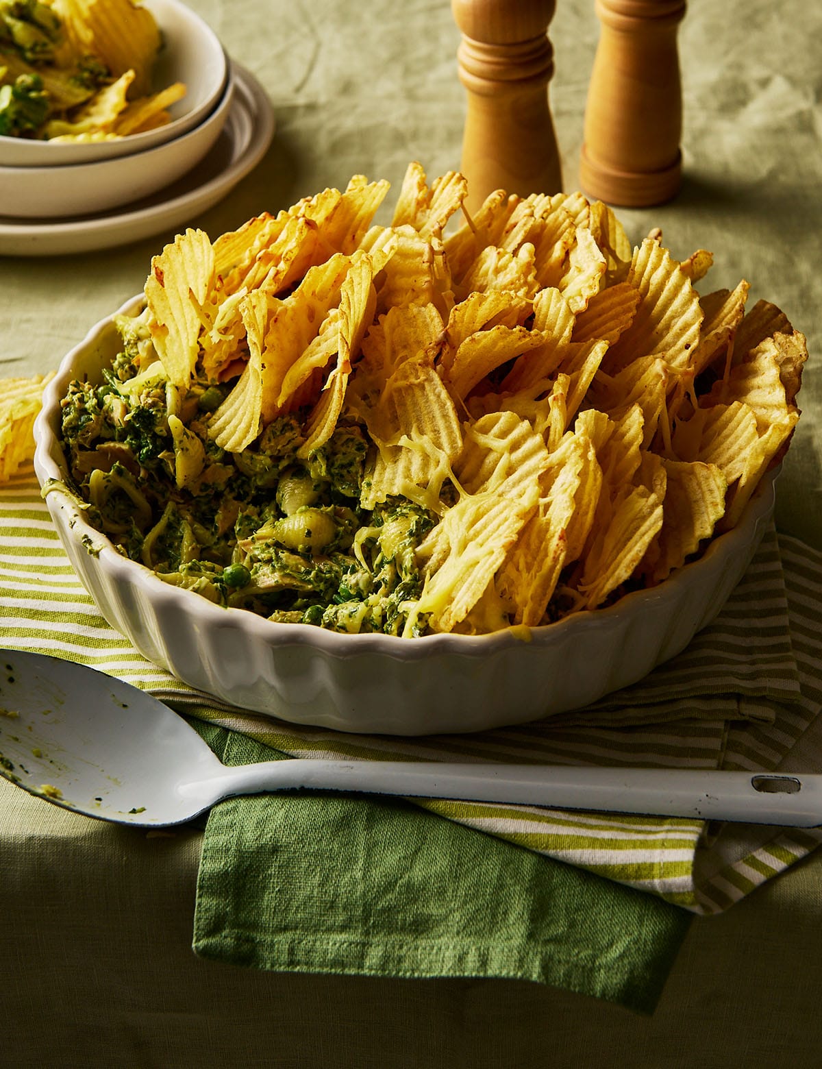 Tuna Mornay + Salt & Vinegar Chippie Scales